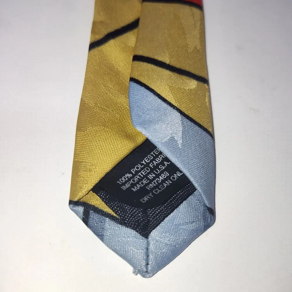 Vintage Looney Tunes Stamp Collection 1997‎ Postal Service Taz Tie Made In USA